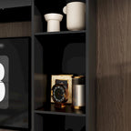 TV Stand/Electric Fireplace Ensemble Cozy Stylish Living Room Solution