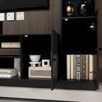 TV Stand/Electric Fireplace Ensemble Cozy Stylish Living Room Solution