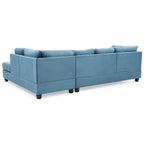 Gallant Microsuede Sectional Sofa