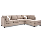Gallant Microsuede Sectional Sofa