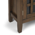 WYNDENHALL Halifax SOLID WOOD 37 inch Wide Transitional Medium Storage Cabinet - 37w x 17d x 36 h