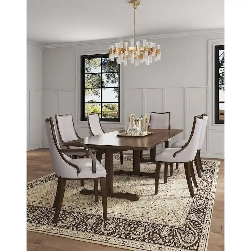  Grand Faux Leather Dining Armchair