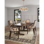 Grand Faux Leather Dining Armchair