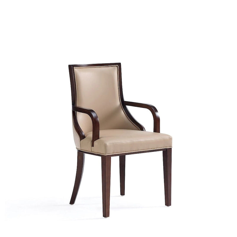 Grand Faux Leather Dining Armchair