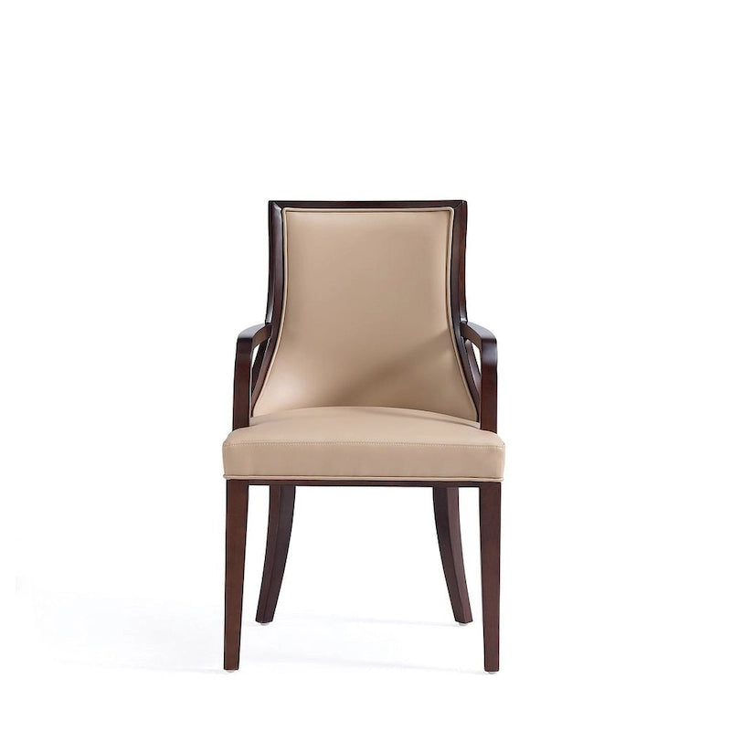 Grand Faux Leather Dining Armchair