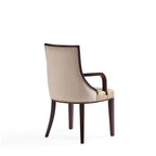 Grand Faux Leather Dining Armchair