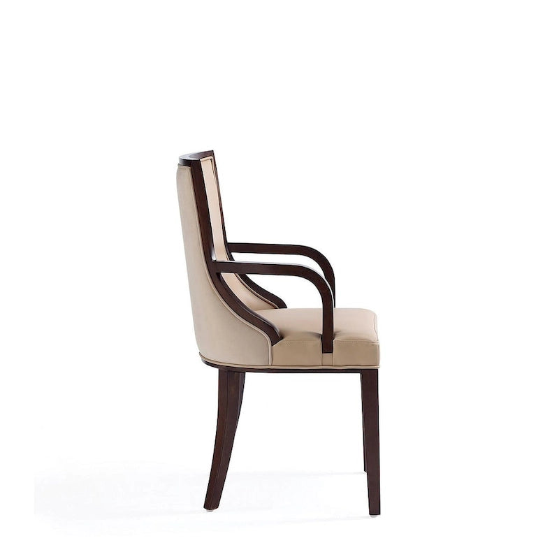 Grand Faux Leather Dining Armchair
