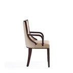 Grand Faux Leather Dining Armchair