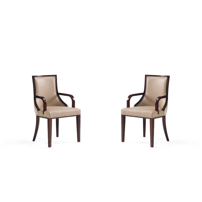 Grand Faux Leather Dining Armchair