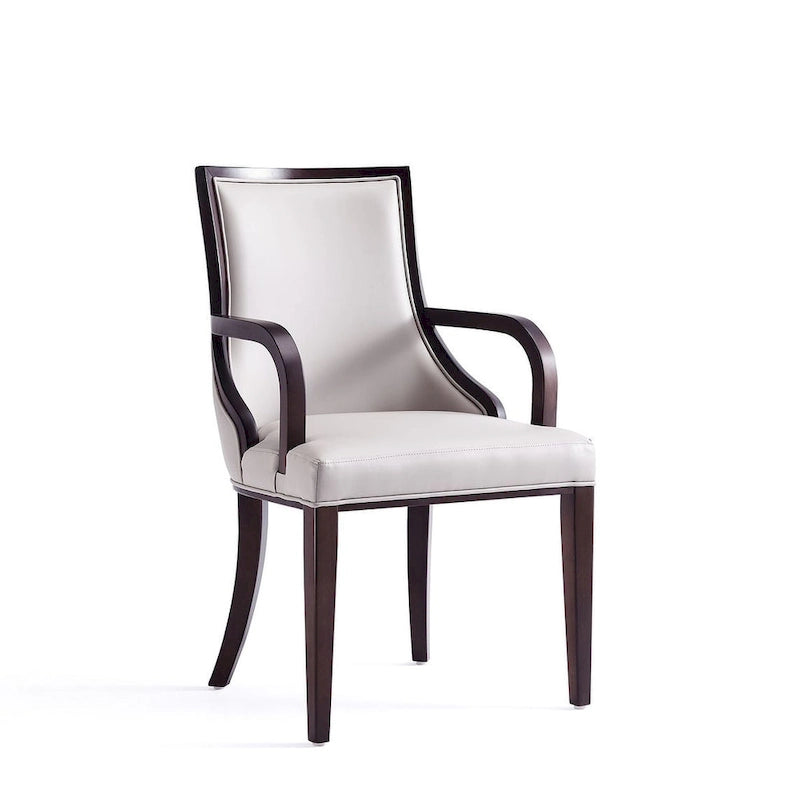 Grand Faux Leather Dining Armchair