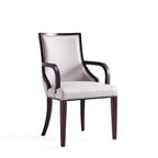 Grand Faux Leather Dining Armchair