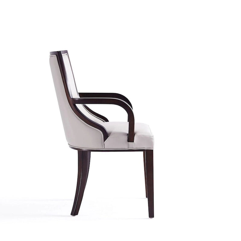 Grand Faux Leather Dining Armchair