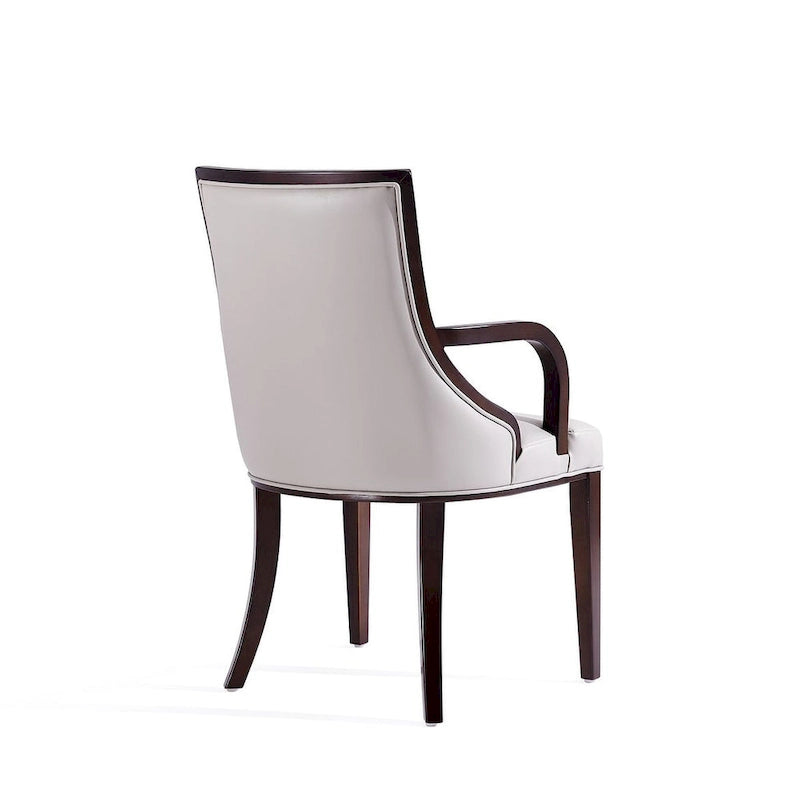 Grand Faux Leather Dining Armchair