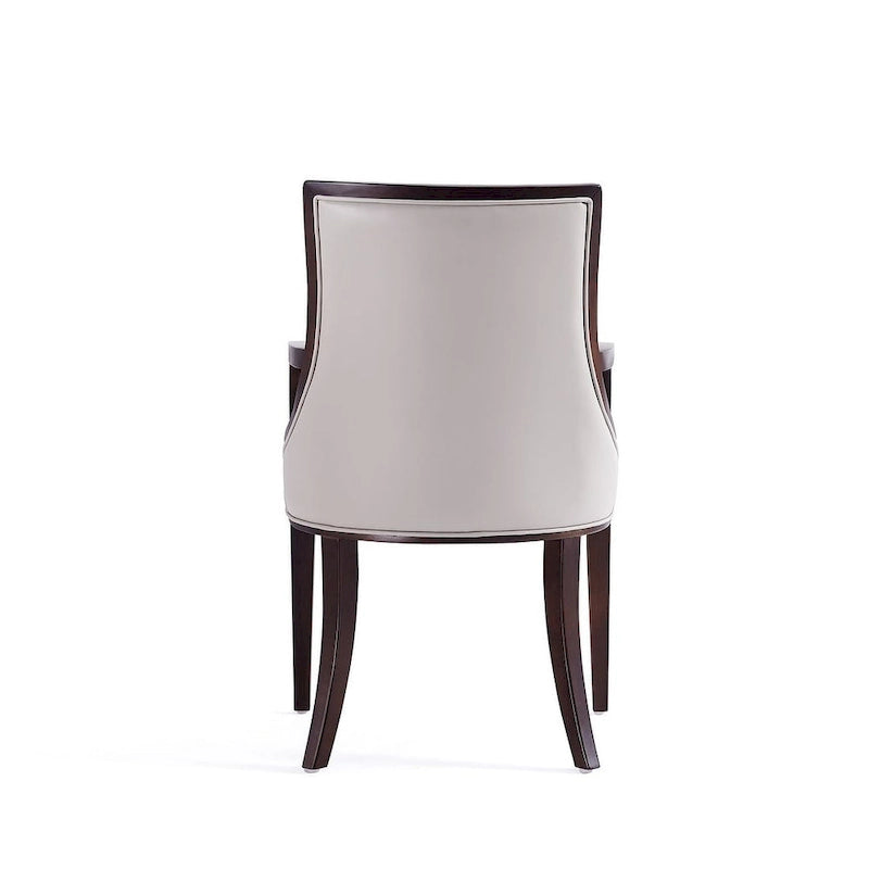 Grand Faux Leather Dining Armchair