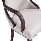 Grand Faux Leather Dining Armchair
