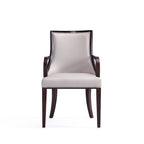 Grand Faux Leather Dining Armchair