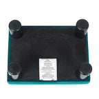Adeco Velvet Foot Stool Ottoman with Tufted Button