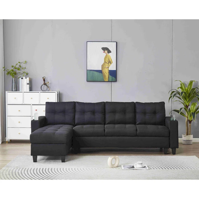 Reversible Chaise Sectional Sofa