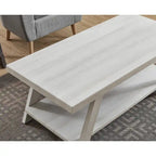 Roundhill Furniture Athens Contemporary 3-pc. Replicated Wood Shelf Table Set