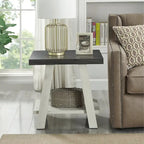 Roundhill Furniture Athens Contemporary 3-pc. Replicated Wood Shelf Table Set