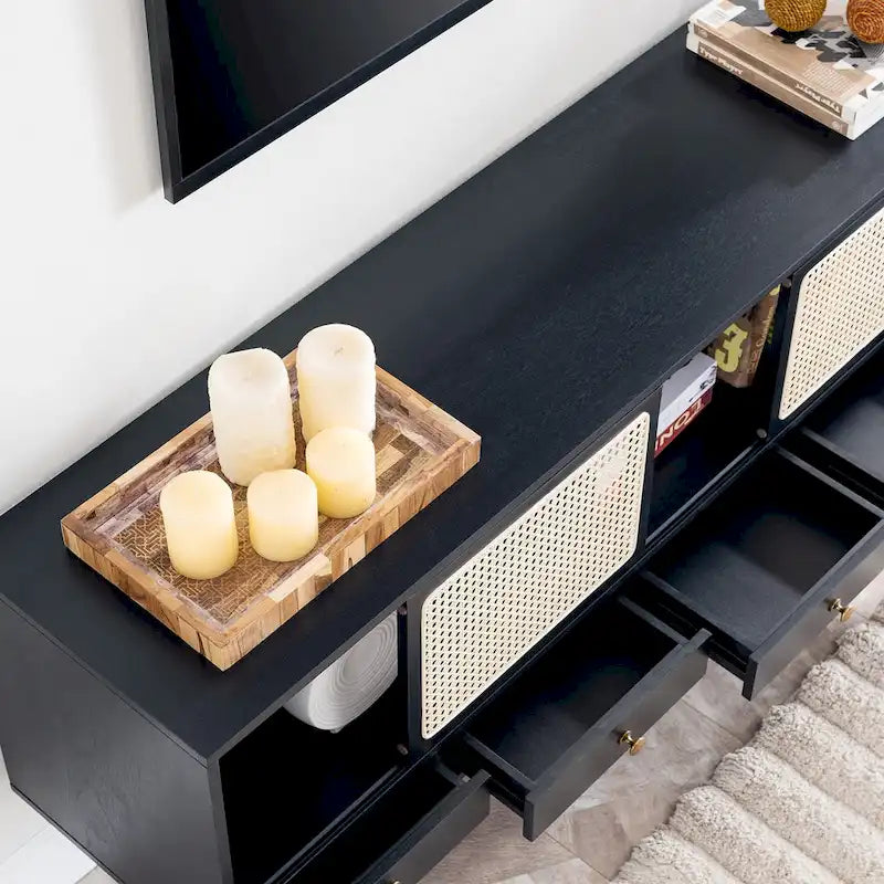 Mid-century Modern TV Stand Media Console for TV's up to 68