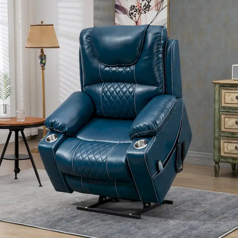 Upgraded Flagship Dual Motor Independent Control Oversized 180 Lay Flat Power Lift Recliner Chair