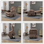 Upgraded Flagship Dual Motor Independent Control Oversized 180 Lay Flat Power Lift Recliner Chair
