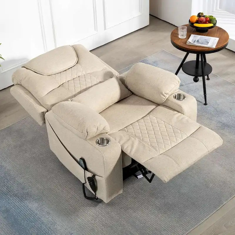Upgraded Flagship Dual Motor Independent Control Oversized 180 Lay Flat Power Lift Recliner Chair