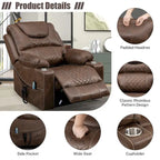 Upgraded Flagship Dual Motor Independent Control Oversized 180 Lay Flat Power Lift Recliner Chair