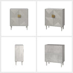 Damien Morden Storage TV Stand with Adjustable Shelves Set of 2 by HULALA HOME