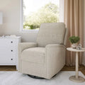 Swivel Glider Recliner Chair with Footrest