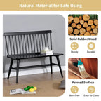 Entryway 40L Solid Wood Dining Bench with Spindle Back