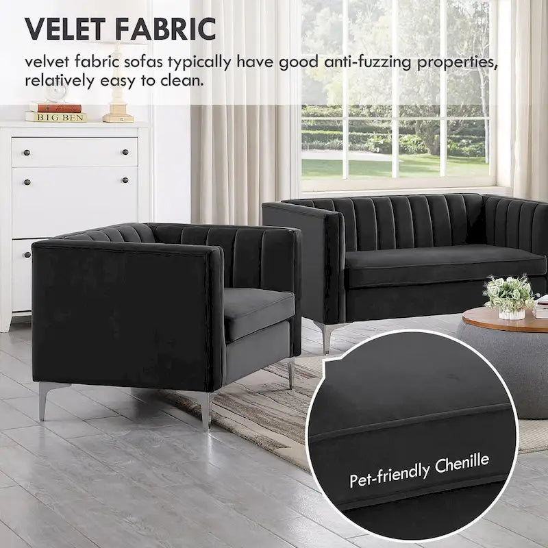 Morden Fort Upholstered Accent Living Room Chair