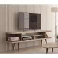 Mid Century Modern Media Cabinet Console