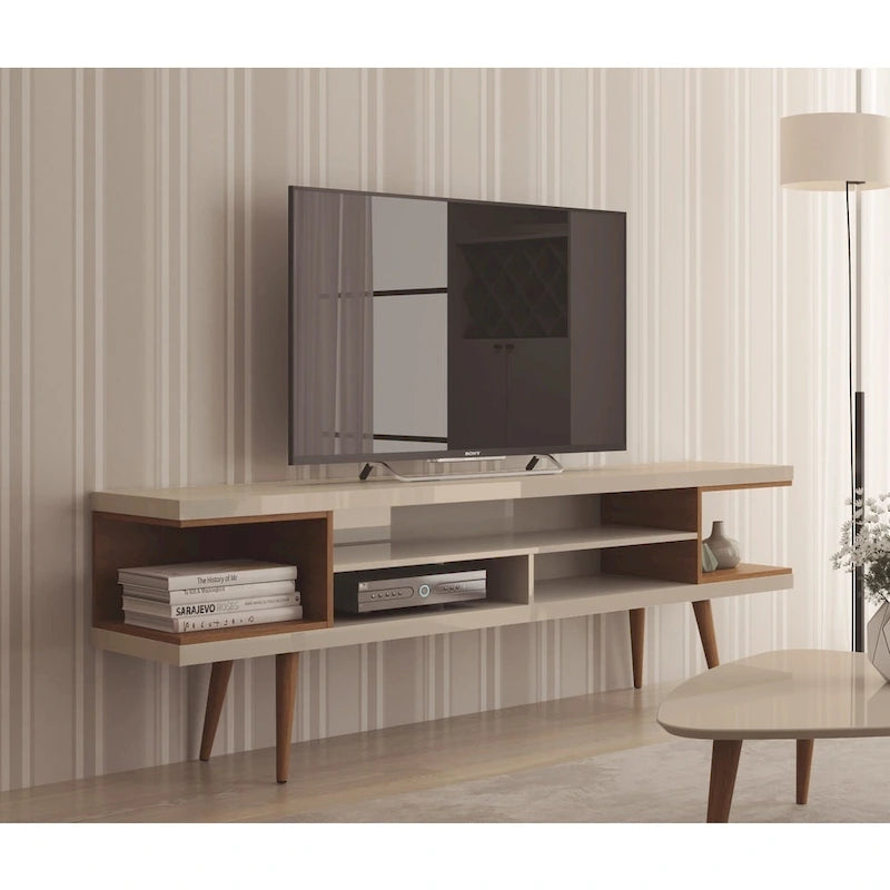   Mid Century Modern Media Cabinet Console