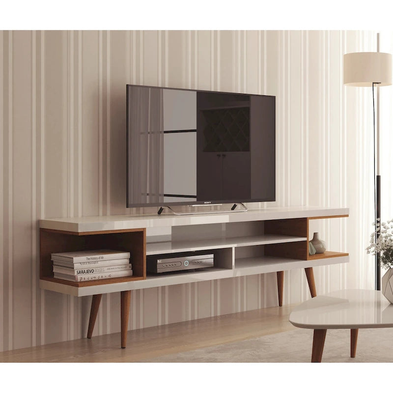 Mid Century Modern Media Cabinet Console