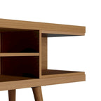 Mid Century Modern Media Cabinet Console