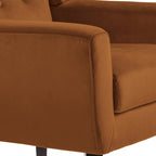 Velvet Accent Chair Living Room Upholstered Armchair
