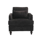Wood Frame Armchair, Modern Accent Chair Lounge Chair for Living Room