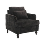 Wood Frame Armchair, Modern Accent Chair Lounge Chair for Living Room