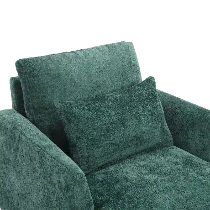 Wood Frame Armchair, Modern Accent Chair Lounge Chair for Living Room
