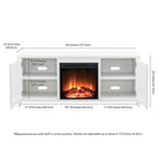 Granger 58 TV Stand with Log Fireplace Insert