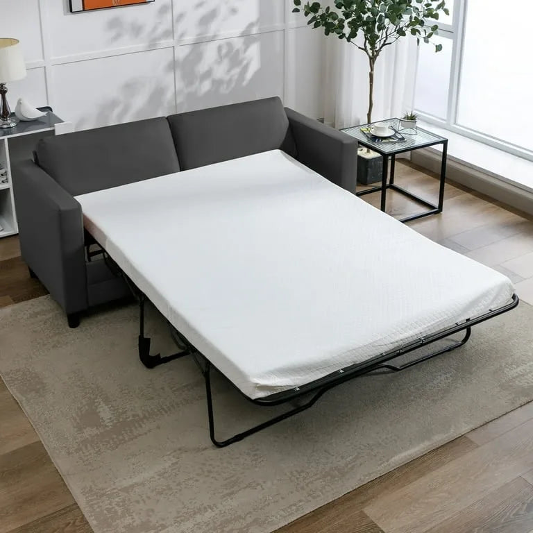 Mixoy Pull Out Sofa Bed,Modern Convertible Sleeper Sofa,2-in-1 Couch Bed with Mattress,Futon Couches
