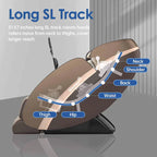 Ukuowu PS6500 4D Massage Chair with AI Care,Voice Control,Wireless charging and Super long SL Track