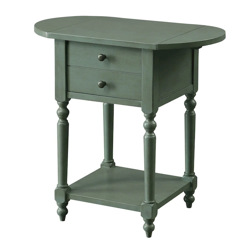 Kist French Country 25-inch Solid Wood 1-Shelf Side Table by Furniture of America