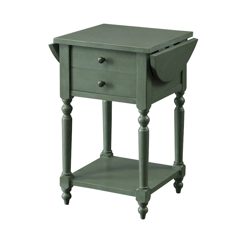 Kist French Country 25-inch Solid Wood 1-Shelf Side Table by Furniture of America