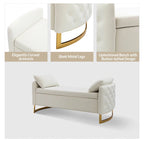 Robert Modern Upholstered Flip Top Storage Bench by HULALA HOME