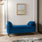 Robert Modern Upholstered Flip Top Storage Bench by HULALA HOME