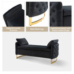 Robert Modern Upholstered Flip Top Storage Bench by HULALA HOME