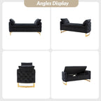 Robert Modern Upholstered Flip Top Storage Bench by HULALA HOME
